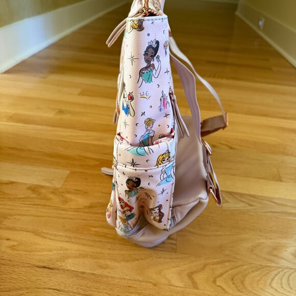 Petunia Pickle Bottom Disney Princesses Pivot Backpack Tote - Picture 5 of 15